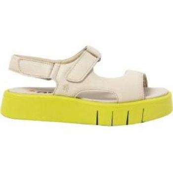 Sandalias de Piel Art 1856 Malaga beige para mujer