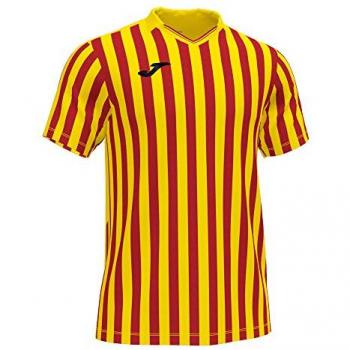 Camiseta de fútbol Joma Copa II manga corta hombre/niño amarillo rojo