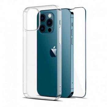 Funda y Protector de Pantalla de Vidrio Dúo para iPhone 14 Pro