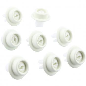 Kit de Ruedas para Cesto Inferior de Lavavajillas - Pack de 8 Unidades