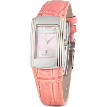 Reloj Mujer Chronotech CT7017L-02 (Ø 25 mm) - Reloj de pulsera, diseño elegante, caja de acero inoxidable, diámetro de 25 mm, esfera blanca con detalles plateados, correa de