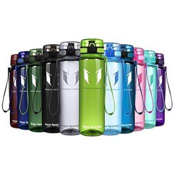 Super Sparrow Botella de Agua Deportiva -500ml - Sin BPA - Flujo de Agua rápida