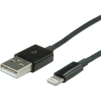 Cable USB-A a Lightning de 15 cm para carga y sincronización - Compatible con Apple iPad/iPhone/iPod