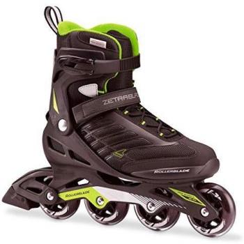 Rollerblade Patines ZETRABLADE, Adultos Unisex, Negro/Verde, S