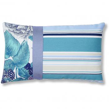 Kavehome Cojín Mirena 30x50, Combinado Azul