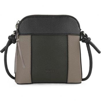 Bolso bandolera de mujer Narbona en color negro-kaki
