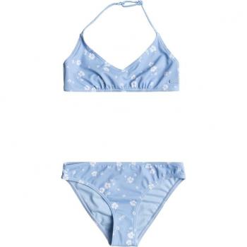 Bikini de niños Roxy Dreamer Triangle azul blanco - 16