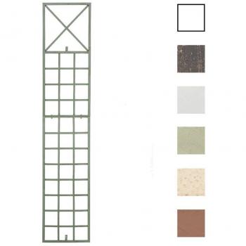 Enrejado Metálico Trigo para Plantas Trepadoras - Montaje en Pared - Color Verde Antiguo - 200 x 40 cm