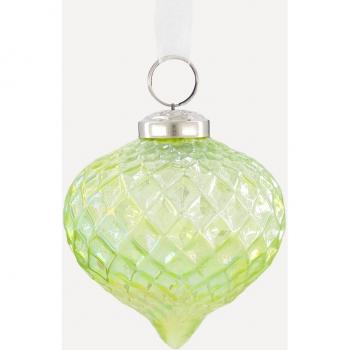 Colgante Onion de cristal iridiscente Navidad