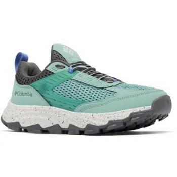 Columbia - Zapatillas de mujer HATANA™ BREATHE, color verde claro grisáceo, talla 38.5 (5.5 UK), tipo bajo para senderismo