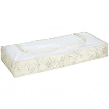 Wenko Funda para Debajo de La Cama Butterfly, Polipropileno, Beige, 45x103x16 cm