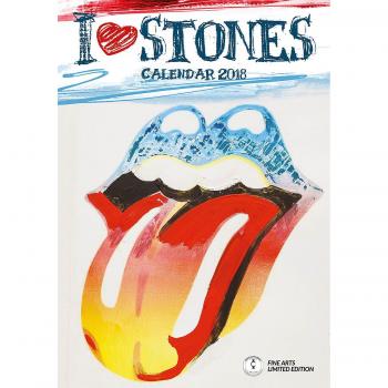imagicom imacal214 Calendario de pared Rolling Stones, papel, azul, 0,1 x 30,5 x 42.5 cm