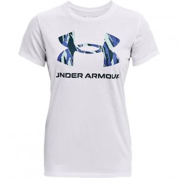 Camiseta de Manga Corta Mujer Under Armour Graphic Blanco.