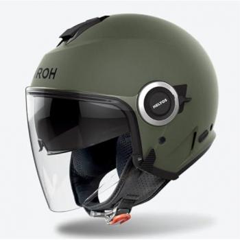 Airoh Casco Jet Helios Color Verde Militar Mate M
