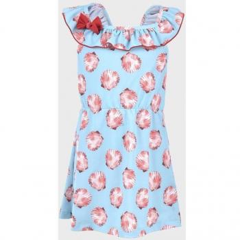 Vestido de tirantes con estampado de conchas - La Ormiga 1020280909