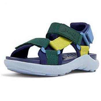 Sandalias Camper Wous Multicolor para Niño con Cierre Adherente y Tiras a Contraste, Talla 27 EU