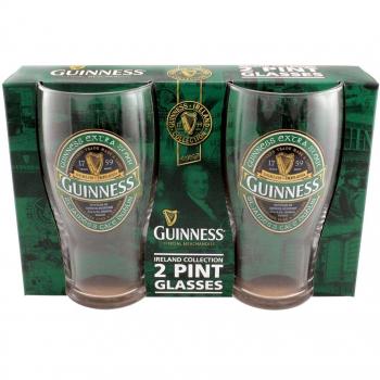 Guinness Irlande Collection Lot de 2verre à bière