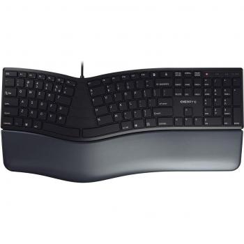 Teclado CHERRY KC 4500 ERGO USB QWERTZ Suizo Negro
