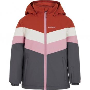 Chaqueta de esquí para niños Protest Prtnoi Td con aislamiento, impermeable, transpirable, costuras selladas y capucha ajustable