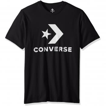 Converse Star Chevron tee BLK - Camiseta, Hombre, Negro