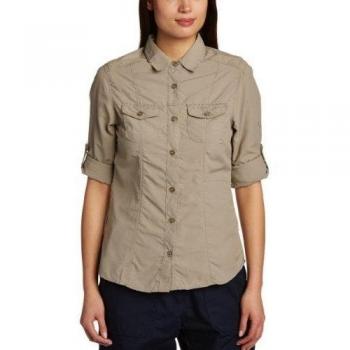 Craghoppers Langarm nosi life darla - Camisa, color gris, talla 42