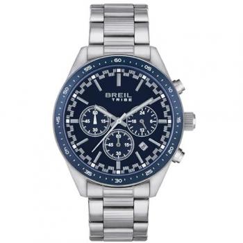 Reloj de Hombre Breil Fast EW0572 Cronógrafo de Acero Inoxidable y Esfera Azul