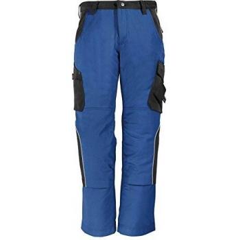 Pantalón de Trabajo FHB Bruno Talla 56, Twill Royal/Negro