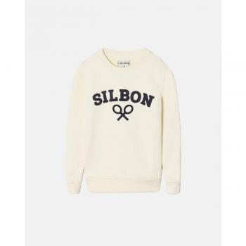 Silbon - Sudadera de niño con cuello redondo y logo frontal