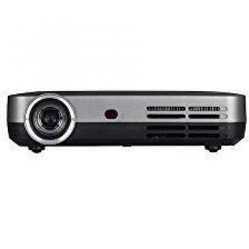 Optoma ML330 - Proyector LED Ultraligero con Soporte Full 3D, Brillo de 500 Lúmenes, Contraste 20000:1, Resolución WXGA (1280x800), HDMI, RJ45 y Doble USB-A - Altavoces Integrados de 2W - Color Gris