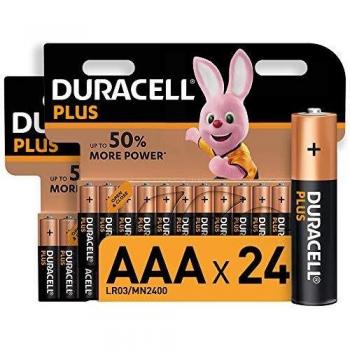 Duracell - Plus AAA, Pilas paquete de 24