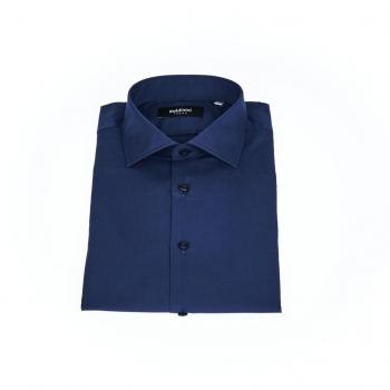 Baldinini Trend Blue Cotton Shirt - XXL