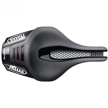 Selle Italia Iron Flow S123 Sillín, Unisex Adulto, Negro, Talla Única