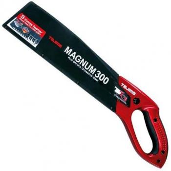 Sierra Japonesa de Carpintero Tajima Magnum 300 mm con Mango Ergonómico y Cuerpo de Aluminio