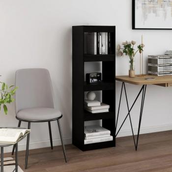 Estantería divisor de espacios de madera de pino macizo 40x30x135,5 cm en colores natural, blanco y gris, mueble de almacenaje para oficina, estudio, sala de estar y dormitorio