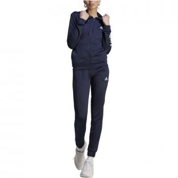 adidas Women's Linear Tracksuit, Dark Blue, Size XL