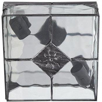 Mi Lampara - Plafon Estepa Plata 2xe27 25x25x11