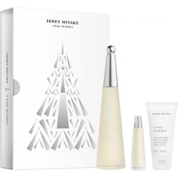 Issey Miyake L'Eau D'Issey Pour Femme Eau De Toilette Gift Set with Body Lotion and Travel Spray 10ml