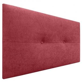 Cabecero Tapizado de Tela Aqualine Pro en Rojo, 90x50cm para Camas de 80/90 cm