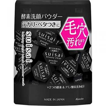 Kanebo Suisai Beauty Black Charcoal Enzyme Powder Facial Cleanser