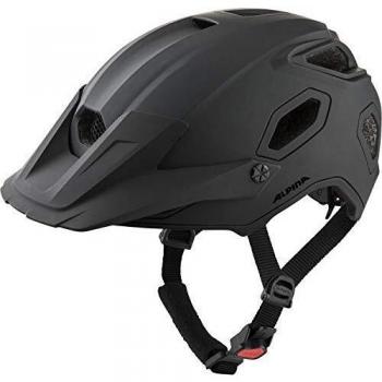 Casco Alpina Comox Negro Mate Ultraligero Ajustable para Adultos 57-62 cm
