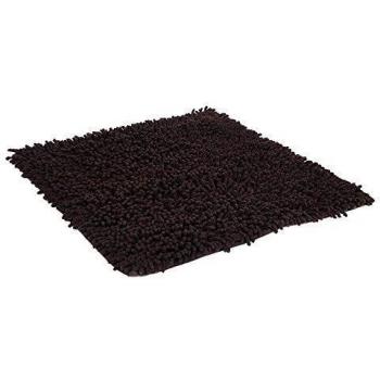 Atenas Home Textile Bucle - Alfombra de baño antideslizante de algodón y rizo, 50 x 75 cm, color marrón chocolate