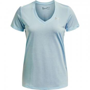 Camiseta de Manga Corta Mujer Under Armour Tech Twist Azul claro