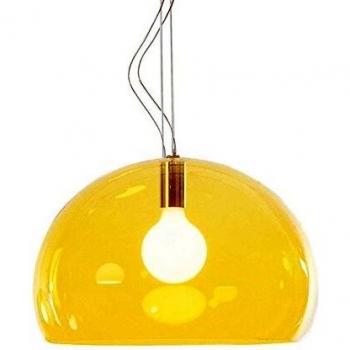 Lámpara Colgante LED Kartell Small FL/Y Amarilla 38cm