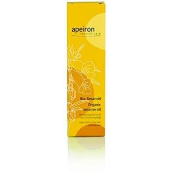 Apeiron Organic Sesame Oil - 75 ml, Cold-Pressed, Biologically Certified