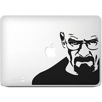 Adhesivo Heisenberg de Breaking Bad para apple mac macbook todos los modelos negro 13 Macbook Pro