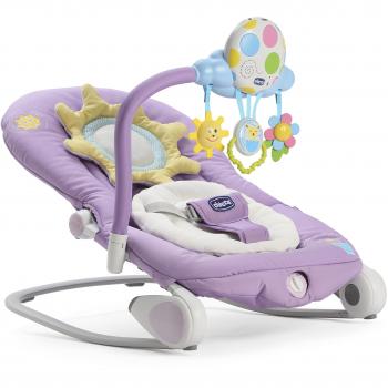 Chicco Balloon 2017 - Hamaca de 0 a 18 kg, con luces y sonidos, color lila