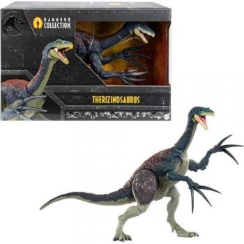 Jurassic World Figura Grande De Therizinosaurus De La Colección Hammond - Mattel Jurassic World Hammond Collection Tericinosaurio, Figura de acción de dinosaurio de 43 cm de largo con garras largas, juguete de colección para adultos