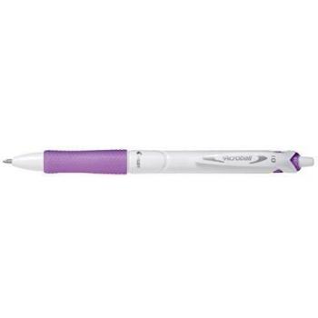 Pilot - Acroball Pure White Begreen - Bolígrafo retráctil punto medio - Violeta -