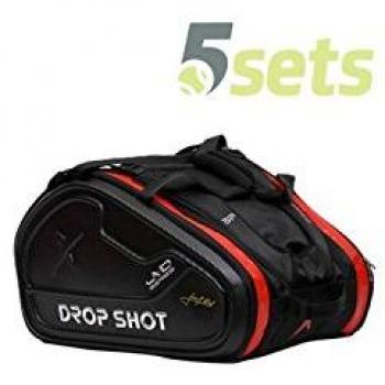 DROP SHOT Invictus JMD Paletero Pádel, Unisex Adulto, Negro, M