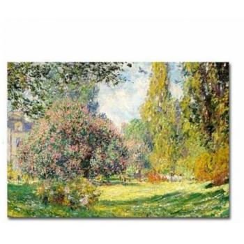 Impresión sobre Lienzo Flores 13 - Poliéster Multicolor 100x3x70 cm con Marco de Madera